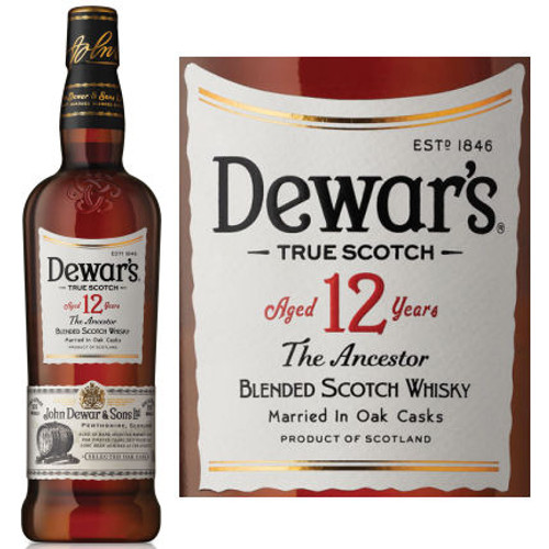 Dewar's Aberfeldy 12 Year Old Highland Single Malt Scotch 750ml