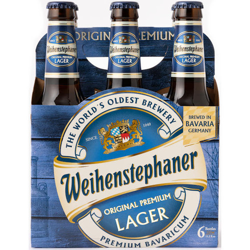 Weihenstephaner Original Premium Lager 11.2oz 6 Pack Bottles