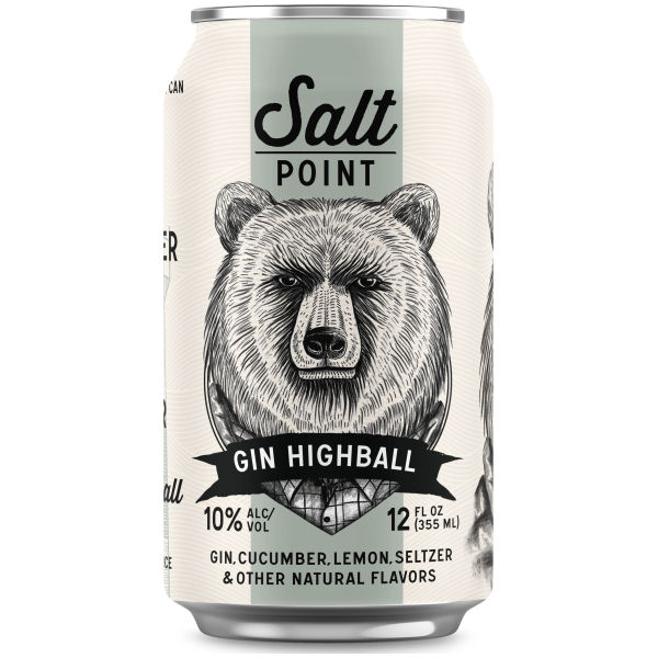 Salt Point Gin Highball ReadyToDrink 4Pack 12oz Cans