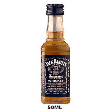 Bouteille de whisky Jack Daniel's avec verre (Orange) - Machinegun