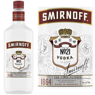 smirnoff 750ml 1l