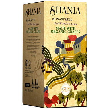 Masaccio støbt at straffe Shania Organic Monastrell Bag in a Box 3L