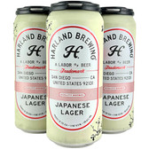 Harland Brewing Japanese Lager 16oz 4 Pack Cans