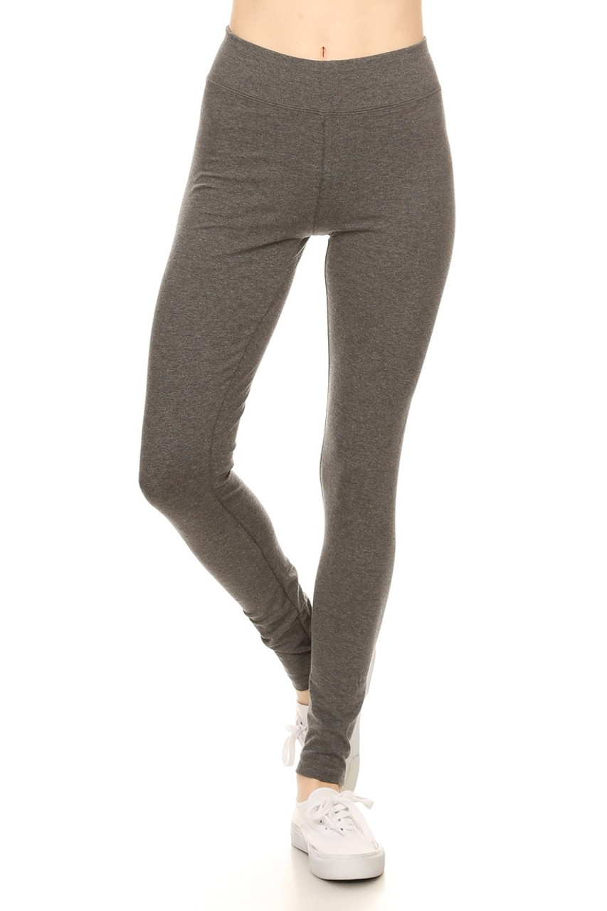 Cotton Ribbed Leggings - Storm (Gray) – Rare Diamond Boutique