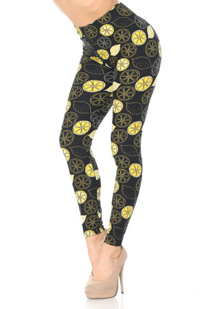 Buttery Smooth Lavender Sugar Skull Plus Size Leggings - 3X - 5X