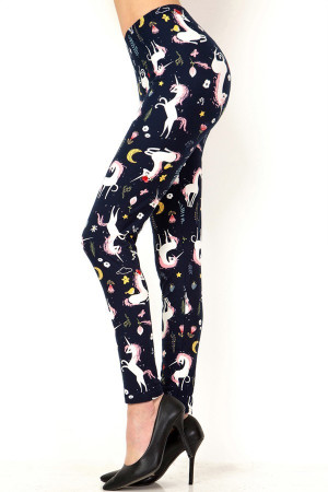 Wholesale Buttery Smooth Moonlight Unicorn Leggings