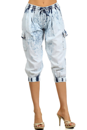 Wholesale Breathe Easy Denim Summer Capris