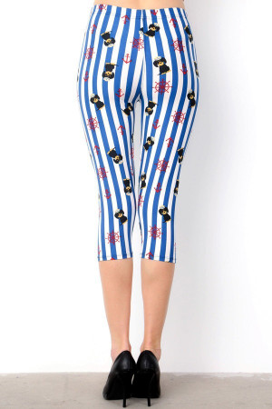 Wholesale Buttery Smooth Sailor Pup Capris