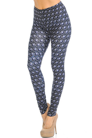 Black Paisley Wholesale Leggings