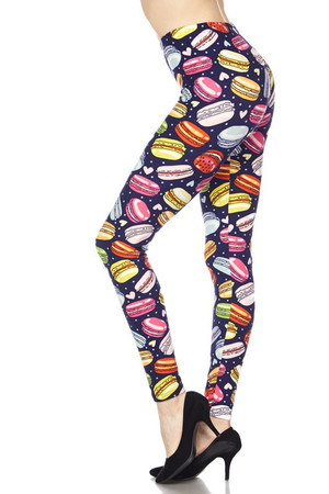 Buttery Smooth Colorful Macaroons Leggings