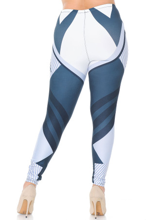 Creamy Soft 3D Harmonic Angles Extra Plus Size Leggings - 3X-5X - USA  Fashion™