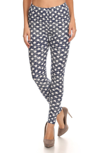 Wholesale Buttery Soft Rustic Star Leggings
