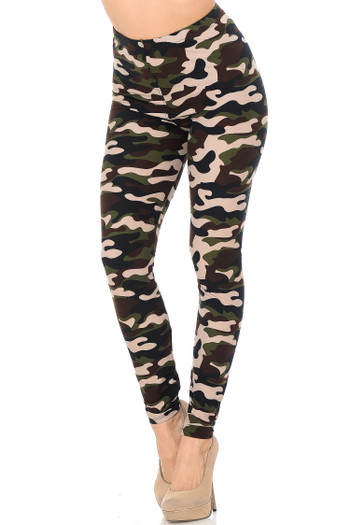 Wholesale Buttery Smooth Flirty Camouflage Leggings