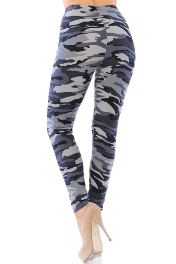 Wholesale Buttery Smooth Monochrome Camouflage Leggings