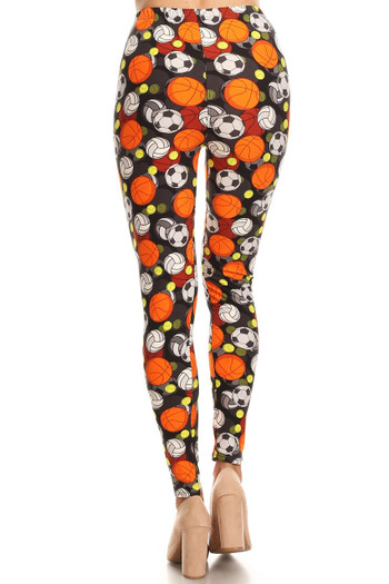 Wholesale Buttery Soft 3D Sports Ball Leggings - LIMTED EDITION