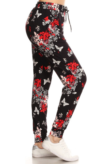 Wholesale Buttery Smooth Butterfly Bloom Joggers