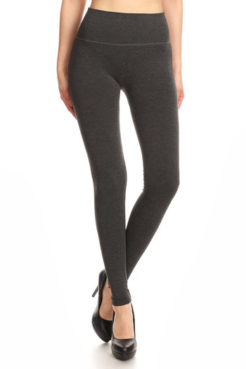 Wholesale Buttery Soft High Waisted Basic Solid Leggings - 3 Inch Band ...