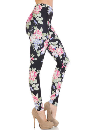 Wholesale Creamy Soft Delightful Rose Leggings - USA Fashion™