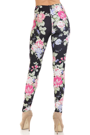 Wholesale Creamy Soft Delightful Rose Leggings - USA Fashion™