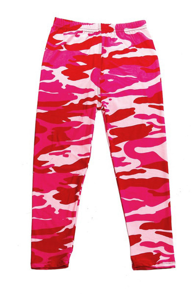 Wholesale Buttery Soft Pink Camouflage Kids Leggings Wholesale Buttery Soft Pink Camouflage Kids Leggings