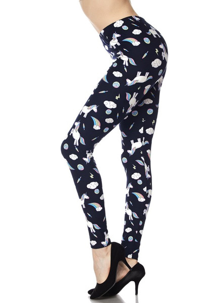 Wholesale Buttery Soft Playful Unicorns Leggings Wholesale Buttery Soft Playful Unicorns Leggings