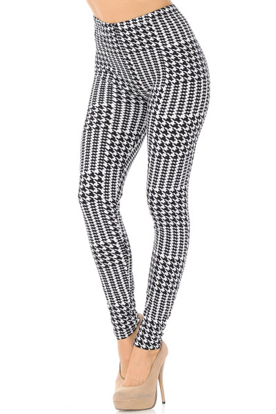 Wholesale Buttery Soft In Motion Houndstooth Plus Size Leggings Wholesale Buttery Soft In Motion Houndstooth Plus Size Leggings