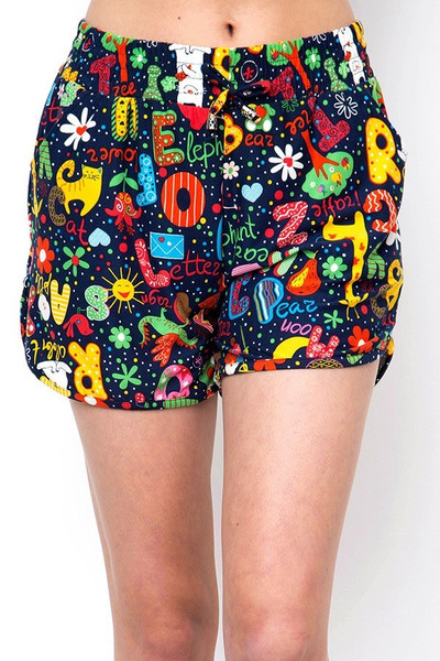 Wholesale Buttery Soft Animal Letters Dolphin Shorts Wholesale Buttery Soft Animal Letters Dolphin Shorts