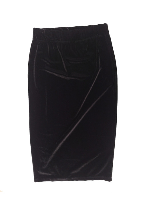 Wholesale Velvet Midi Skirt - Made in the USA