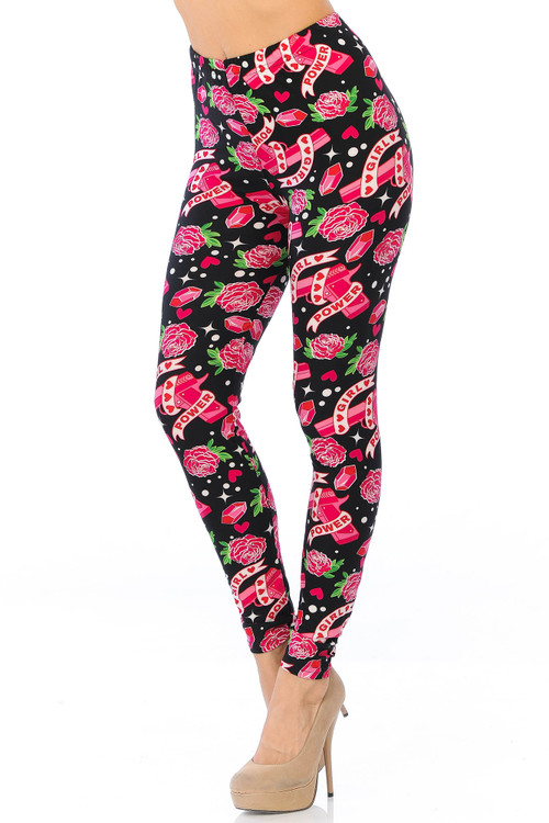 Wholesale Buttery Soft Girl Power Leggings Wholesale Buttery Soft Girl Power Leggings