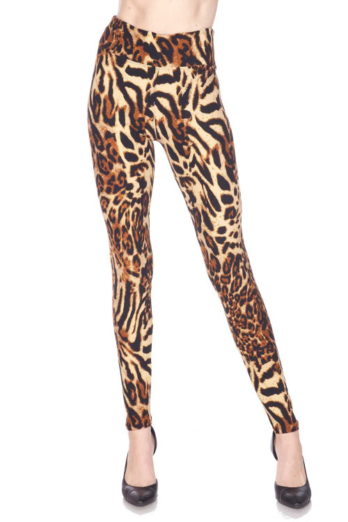 Wholesale Buttery Soft Predator Leopard High Waisted Leggings Wholesale Buttery Soft Predator Leopard High Waisted Leggings
