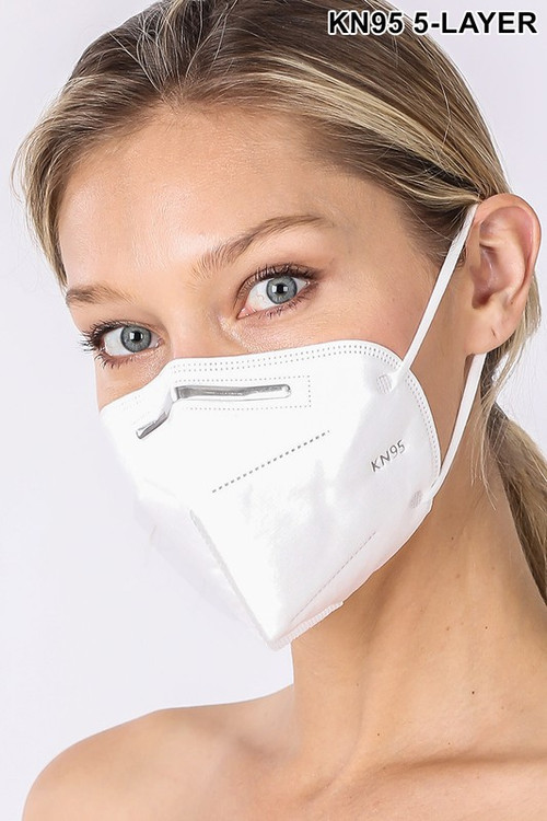 50 Pack - White KN95 Face Masks - Individually Wrapped 50 Pack - White KN95 Face Masks - Individually Wrapped