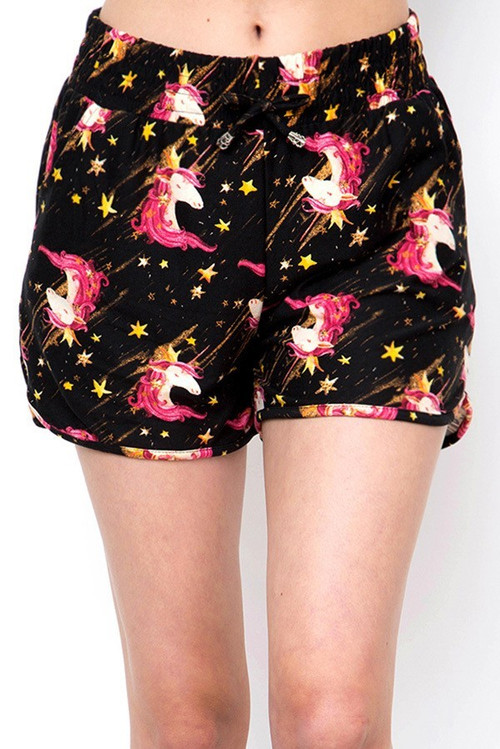 Wholesale Buttery Soft Twinkle Unicorn Dolphin Shorts Wholesale Buttery Soft Twinkle Unicorn Dolphin Shorts