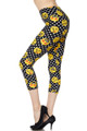 Wholesale Buttery Soft Retro Pixel Arcade Emoji Capris