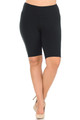 Wholesale Buttery Soft Basic Solid Plus Size Shorts - 3 Inch