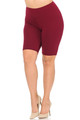 Wholesale Buttery Smooth Basic Solid Plus Size Shorts - 3 Inch