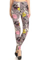 Wholesale Buttery Smooth Fall Leaf Floral Leggings