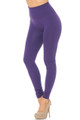 Wholesale High Waisted Fleece Lined Plus Size Leggings - New Mix