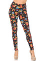 Front view image of our full length Buttery Soft Christmas Presents Extra Plus Size Leggings