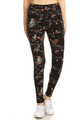 Wholesale Buttery Soft Bird and Butterfly Floral High Waisted Leggings