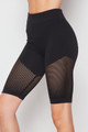 Wholesale Nylon Spandex Thigh Mesh Biker Shorts