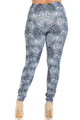 Wholesale Creamy Soft Swirling Crystal Glass Plus Size Leggings - USA Fashion™