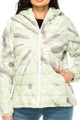 Wholesale Women's Green Swirl Winter Puffer Down Jacket