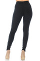 Wholesale Buttery Soft High Waisted Basic Solid Leggings - 5 Inch Band