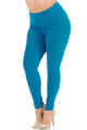 Wholesale Buttery Soft Basic Solid Extra Plus Size Leggings - 3X-5X - New Mix