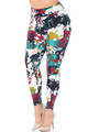 Wholesale Buttery Soft Summer Picasso Plus Size Leggings