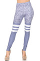 Wholesale Creamy Soft Split Sport Light Heathered Extra Small Leggings - USA fashion™
