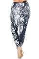 Wholesale Creamy Soft Photo Negative Tree Plus Size Leggings - USA Fashion™