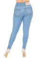 Wholesale Creamy Soft Beautiful Blue Jean Extra Plus Size Leggings - 3X-5X - USA Fashion™