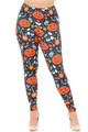 Wholesale Creamy Soft Pumpkins and Halloween Candy Extra Plus Size Leggings - 3X-5X - USA Fashion™