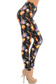Wholesale Buttery Soft Pumpkins Witch's Watercolor Halloween Leggings